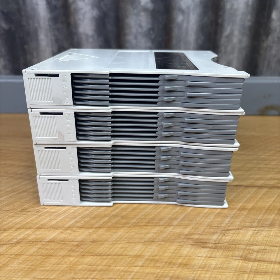 Lote de 4 cartuchos de cargador reproductores de CD multi-reproducción blancos OEM Pioneer 6 discos Foto 2 de 4