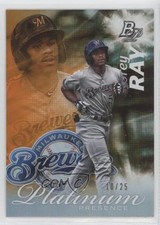 2017 Bowman Platinum Platinum Presence Orange 10/25 Corey Ray #PP-CR ni4