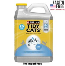 Purina Tidy Cats Clumping Cat Litter, Glade Clear Springs Deodorizing,20 lb. Jug