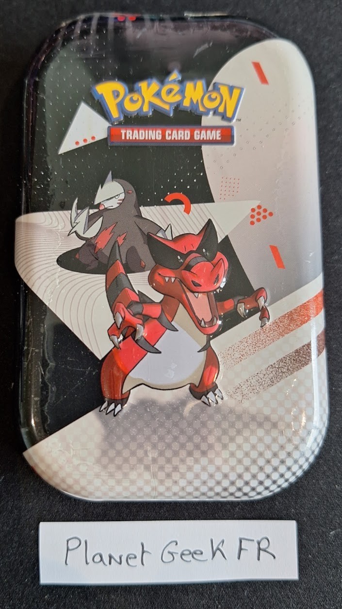 Mini Tin Pokémon EV10.5 Foudre Noire & Flamme Blanche - Crocorible & Minotaupe