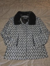 Dolce & Gabbana LUXURY ITEM! Virgin Wool & Silk w/Fur Collar Jacket. Sz 40. R2S!