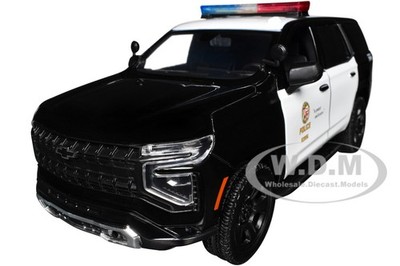 2025 CHEVROLET TAHOE PPV ''LAPD'' LIGHTS & SOUNDS 1/24 DIECAST BY MOTORMAX 79627