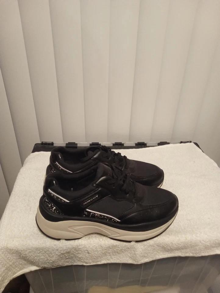 Rockport Pro Walker Women's Lace Up Black Running Sneakers Size 9 - Image 3 of 4