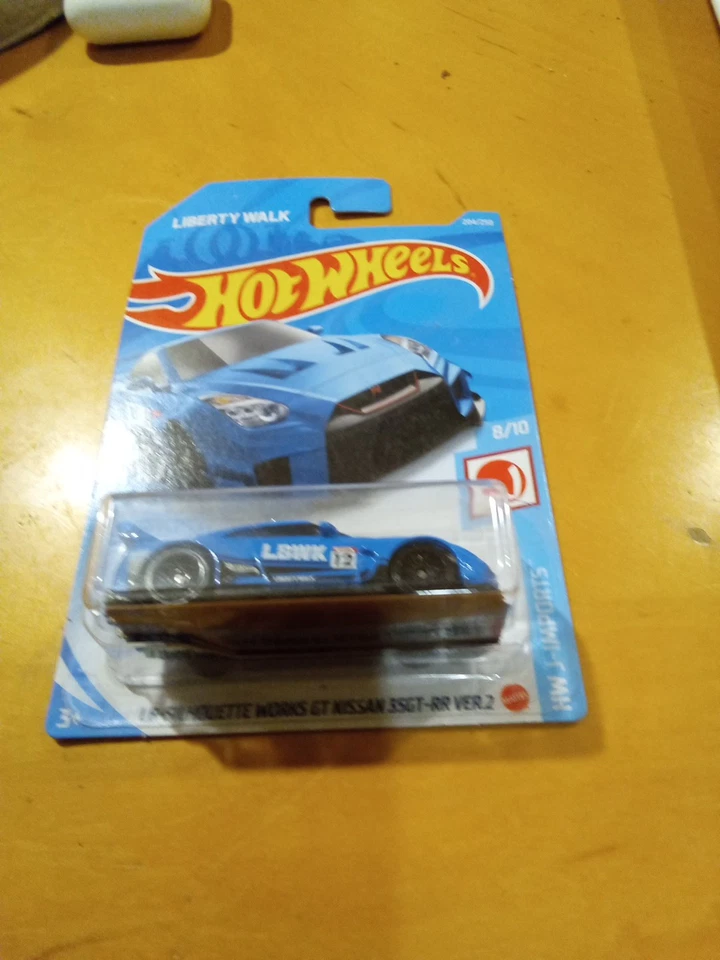 HOT WHEELS NISSAN GTR R35 LIBERTY WORKS VER.2 [LIGHT  BLUE] MINT  COMBINED POST — 第 2/2 张图片