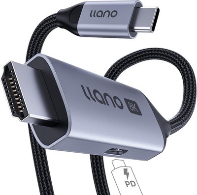 USB-C zu HDMI 2.1 Kabel 1,5m 8K@60Hz 4K@240Hz 100W PD Thunderbolt 5/4/3