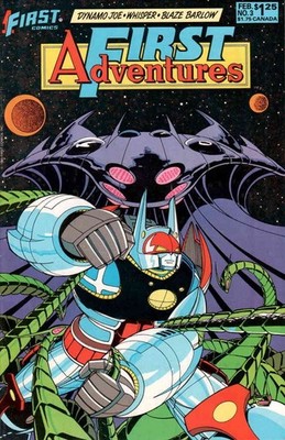 First Adventures #3 FN; First | Dynamo Joe Whisper Blaze Barlow - w/Bag+Board