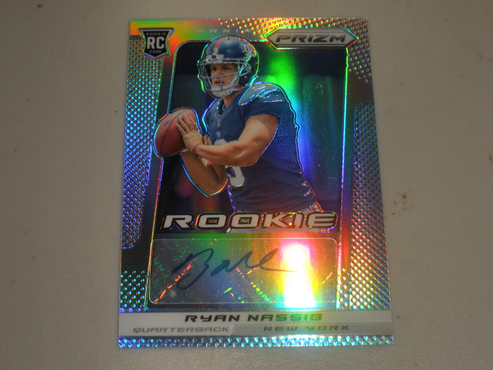 Ryan Nassib Panini Prizm #281 Autograph