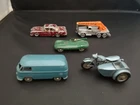 MATCHBOX LESNEY LOT OF FIVE MODELS INC VOLKSWAGEN MICROVAN--Y622