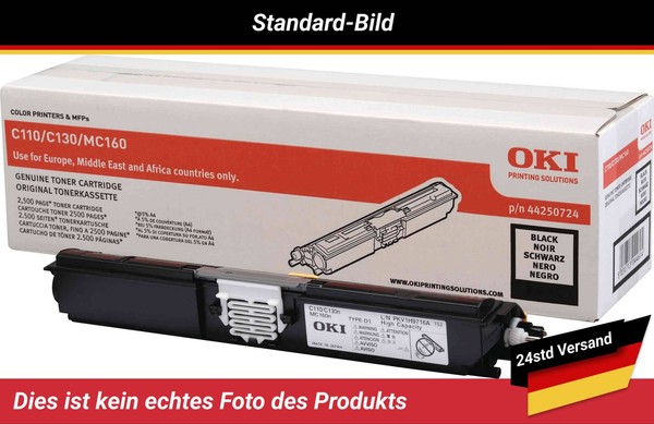 44250724 Okidata C110 Tonerkartusche Schwarz-image