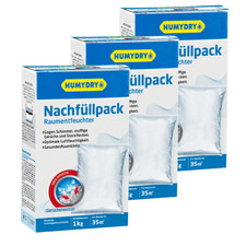 Universal Raumentfeuchter Nachf&uuml;llpack Neutral 3 x 1kg HUMYDRY&reg; Luftentfeuchter
