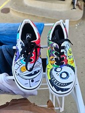 VANS x Disney Nightmare Before Christmas Jack Skellington Low Top Sneakers Sz 1