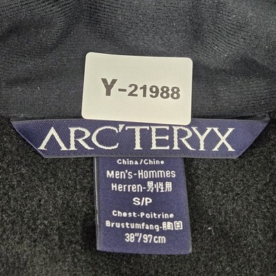 Arc'teryx Men Jacket S Blue Gamma SV Polartec Logo Gold Embroidery