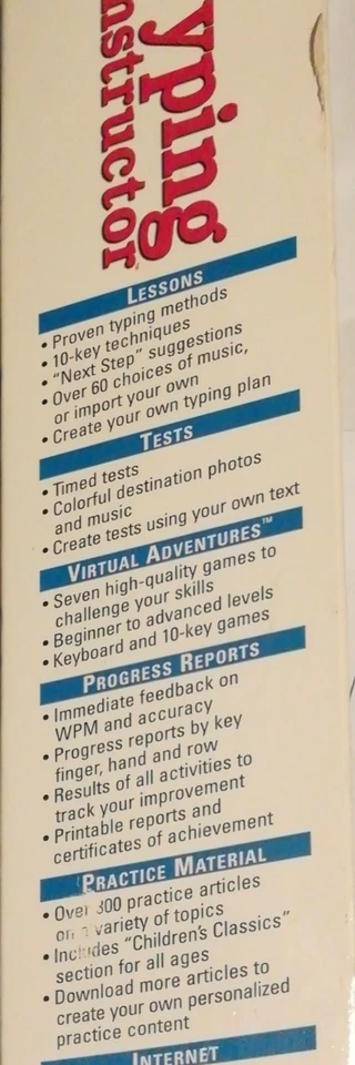 Typing Instructor Deluxe 10 Edition - CD & JEWEL CASE IN New shape, Open box - Image 4 of 4