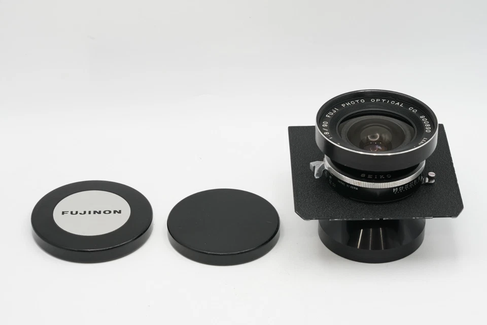 [N COMO NUEVO] Fujifilm FUJINON SW S 90mm F8 lente gran angular Fromat de JAPÓN - Imagen 3 de 4