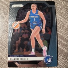 2024 Panini Prizm WNBA #63 Diamond Miller Silver Prizms Minnesota Lynx Card