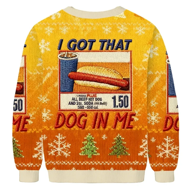 I Got That Dog In Me Christmas 3D Print Ugly Sweatshirt
