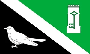 Heathfield Flag Self Adhesive Vinyl Sticker