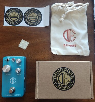 D Effects Iceberg Boutique Overdrive w/Box, Manual, Bag & More   NEW