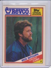 1988 Topps Revco League Leaders #9 Rick Sutcliffe Chicago Cubs