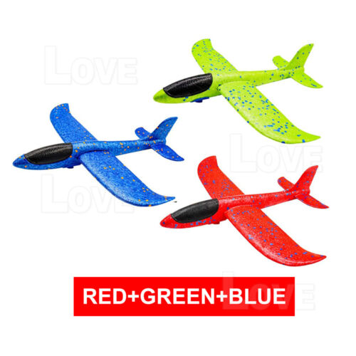 Extra Large Foam Flying Gliders Plane Aeroplane Kids Children Outdoor Toy 2 Size - Picture 16 of 18