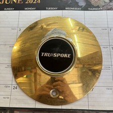 Tru Spoke Center Cap Gold Wire Wheel Cap 7 14 Wide