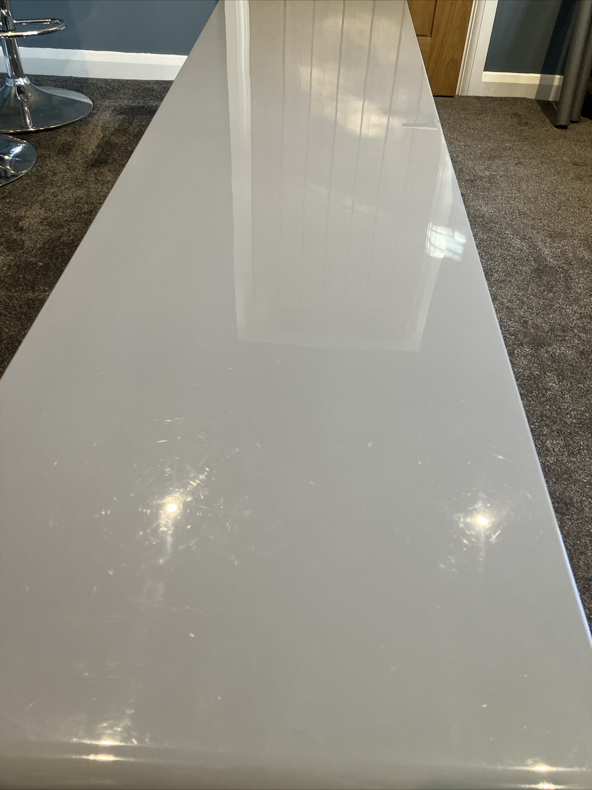 Gloss Grey tv unit eBay