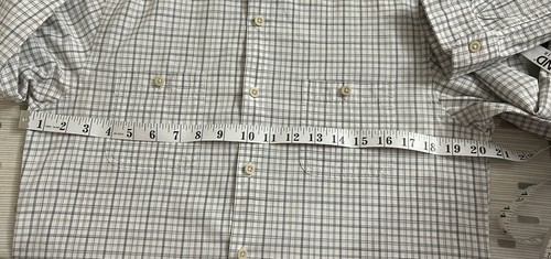 Men's Reis Double-Pocket Cotton Check Shirt, Medium - Picture 5 of 8