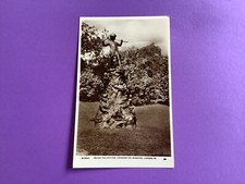 U.K. Peter Pan Statue Kensington Gardens London Vintage Postcard R46534