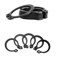 Black External Circlips 5mm-150mm Retaining Rings Snap CirClip DIN471 for Shafts