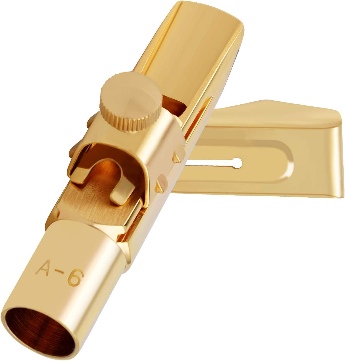 Alto Saxophone Mouthpiece Gold Plated Metal for Professional Beginner