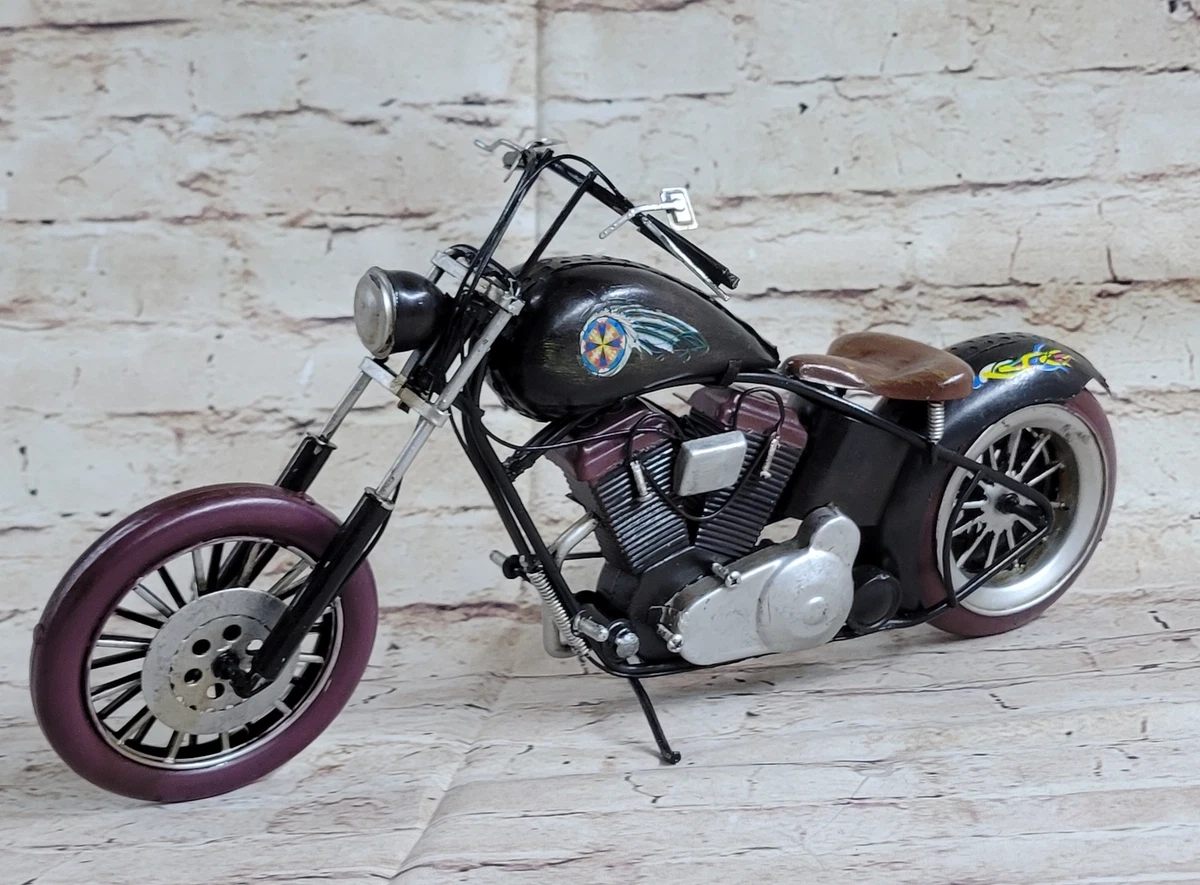 Moto Modèle Miniature 1 Echelle 1:8 Harley Davidson Vélo Jouet Solde Décor