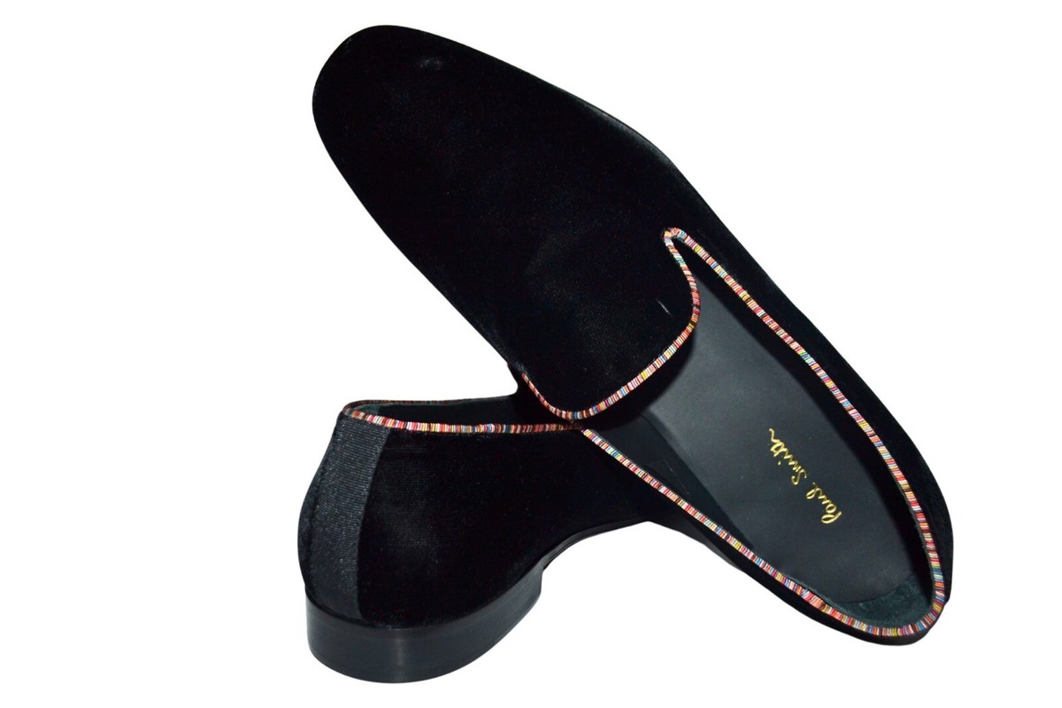Paul Smith Mainline Mens Dallow Black Velvet Loafer UK 10  display picture 3
