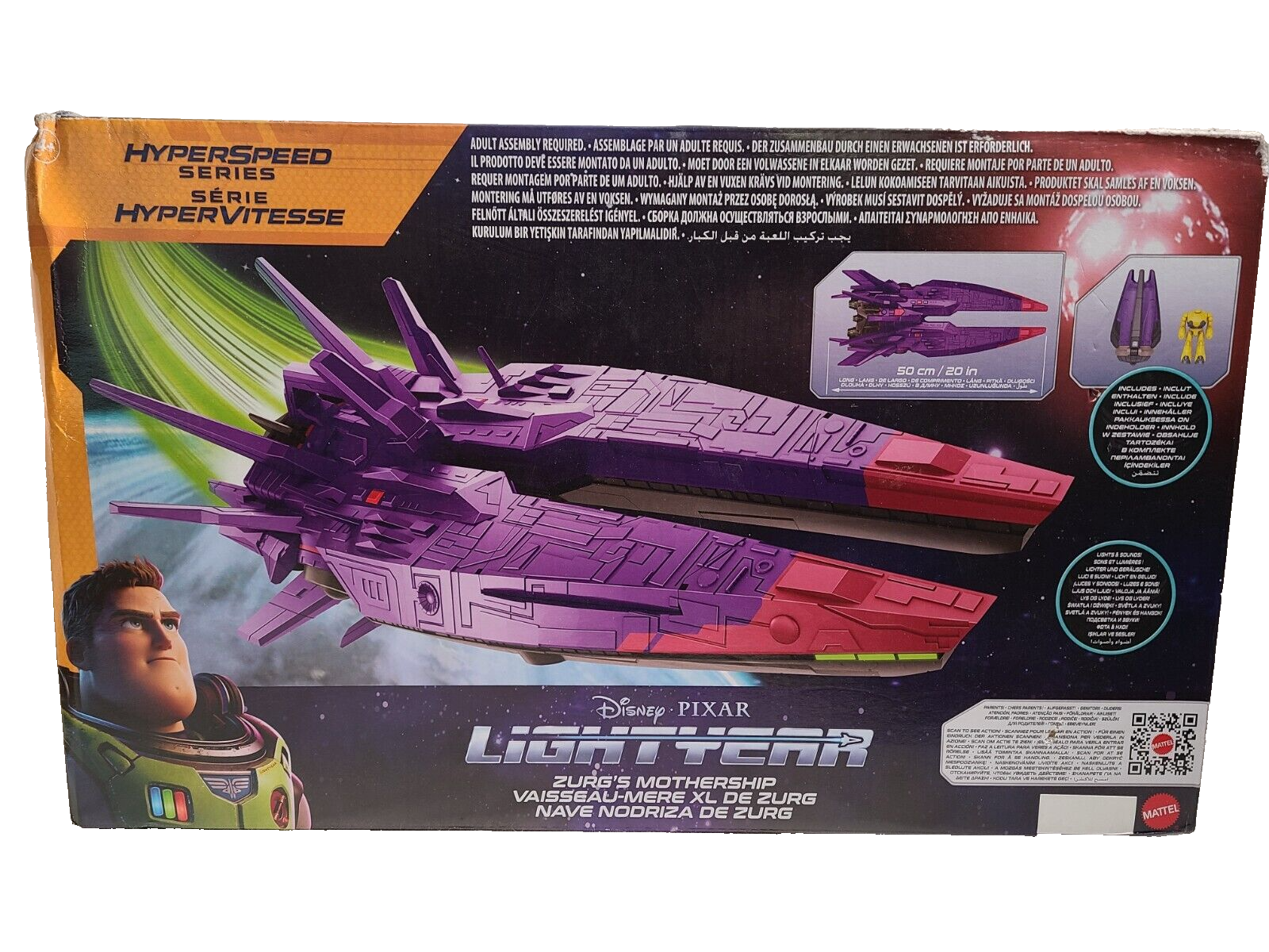 Disney Pixar Lightyear Hyperspeed Series Zurg's Mothership