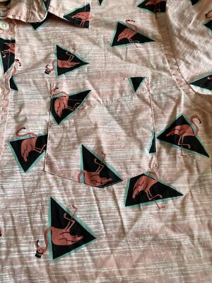 Chemise Homme Urban Pipeline Adulte Taille M, Rose Flamant Rose, Manches Courtes