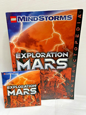 Lego Mindstorms Exploration MARS Windows 98 CD & Constructopedia Manual #9736