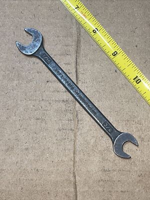 Vintage Proto Los Angeles USA 3021 7/16 In X 3/8 In SAE Open End Wrench Mil-Spec