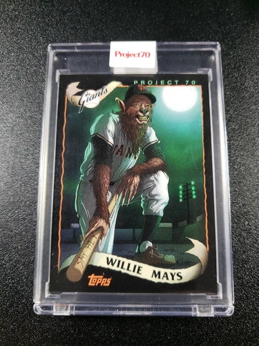 Willie Mays #176 by Alex Pardee 2021 Topps Project 70 Card