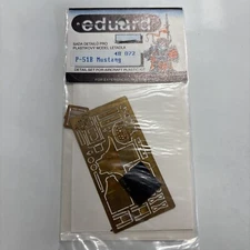 Eduard 1/48 P-51B Mustang Photo Etch Detail Set 48-072