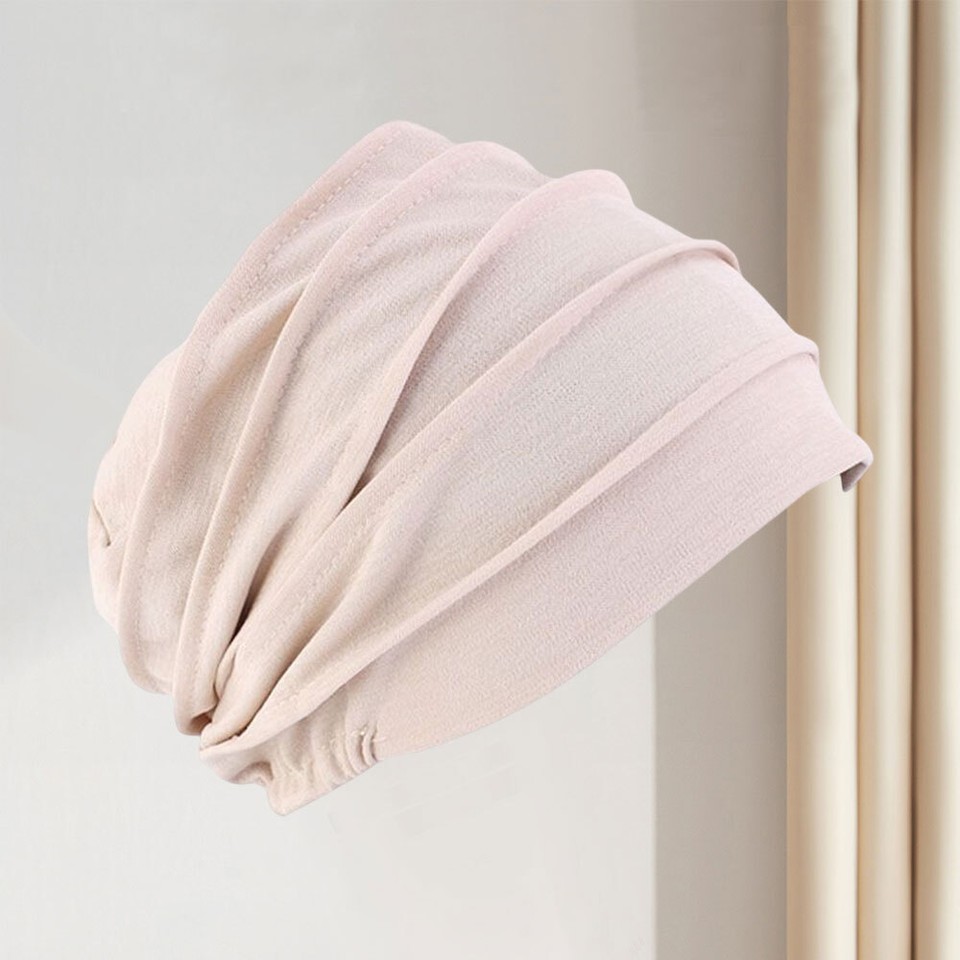 YiYi Damen Turban-Hut - Dehnbare Baumwollmütze Mit Schleife Für Chemo & Alltag