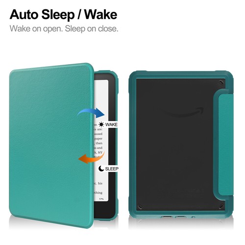 For Amazon Kindle Paperwhite 12th Gen 7" Smart Case Shockproof Leather Cover - Picture 2 of 18