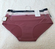 ADRIENNE VITTADINI Sz S Hipster Panties 3-pair Mesh Band GOODBYE PANTY LINE NWT