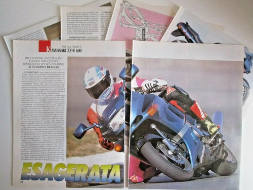 MOTOSPRINT993-TEST / TEST-1993-KAWASAKI ZZ-R 600-TRUTH PROOF-6 sheets-6 sheets