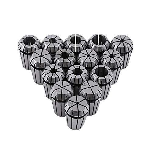 15pcs ER20 Collet Chuck Set Spring Collet in acciaio per CNC macchina per