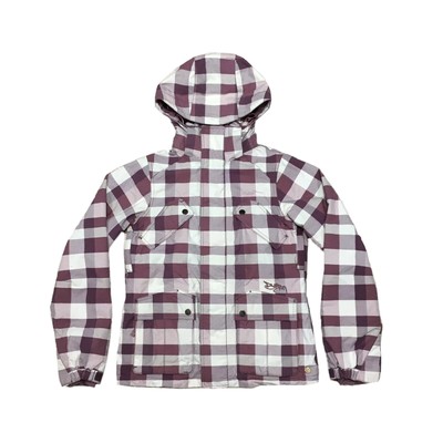 burton plaid snowboard jacket