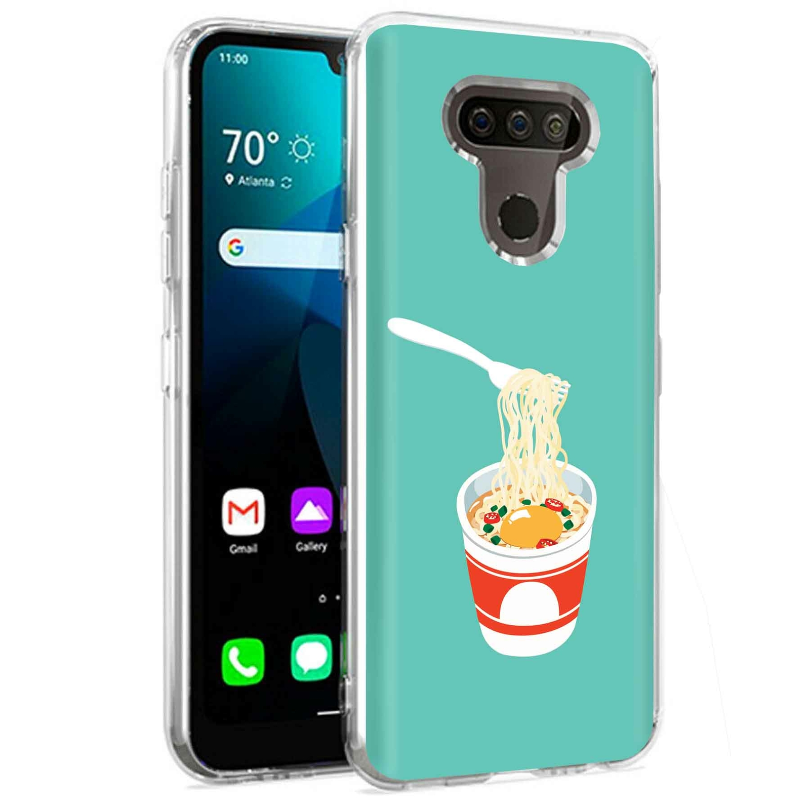 Phone Case for LG Harmony 4,Xpression Plus 3,K40S, Tasty Ramen Print