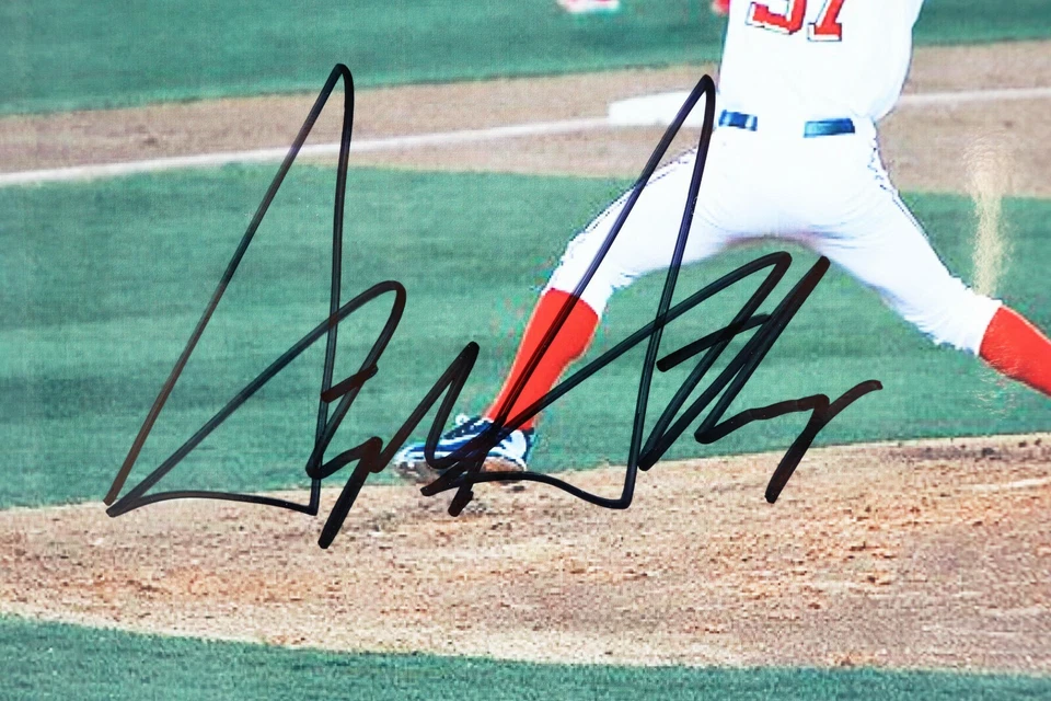 Stephen Strasburg Signed Framed 16x20 Photo Set JSA Nationals - Image 2 of 2
