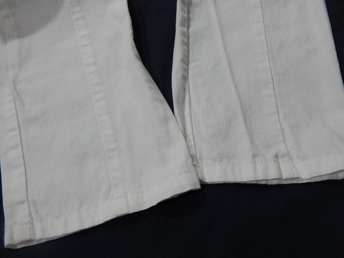 euc VHTF Janie and Jack Girls 12 SHORELINE Club White Pants With Aqua Scallop po - Picture 5 of 8