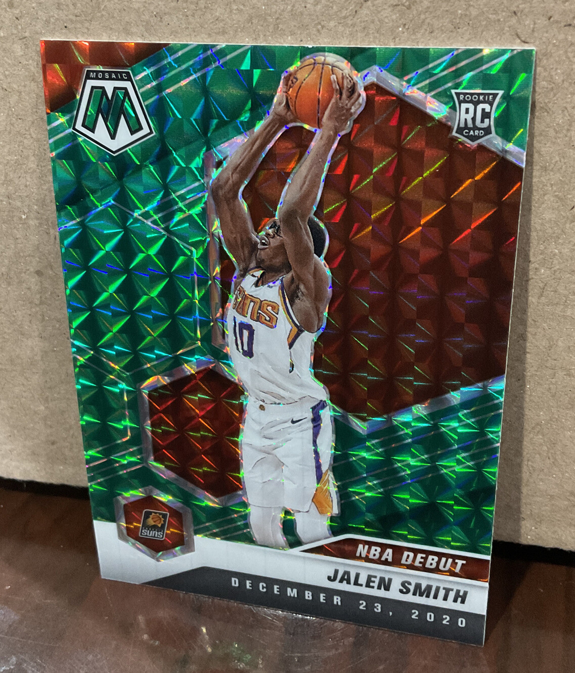 JALEN SMITH 2020-21 PANINI MOSAIC RC GREEN #275 - PHOENIX SUNS