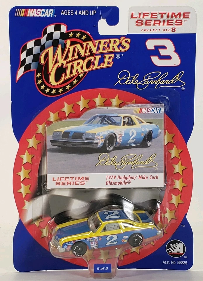Lot of 2 2001 Action Winner's Circle Lifetime Series Dale Earnhardt Toy Car  - Imagem 2 de 4