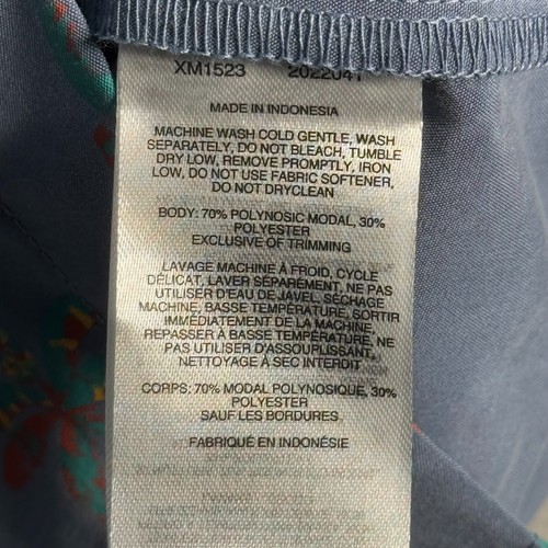 Columbia Captree Island Button Up Shirt Mens 2XL Blue All Over Print Omni Shade - Picture 10 of 11